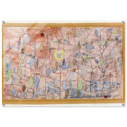 SPARSE FOLIAGE 1934 - Paul Klee Acrylic Print - 70x100 cm / 28x40″ inches | Paul Klee Wall Art | Paul Klee Prints