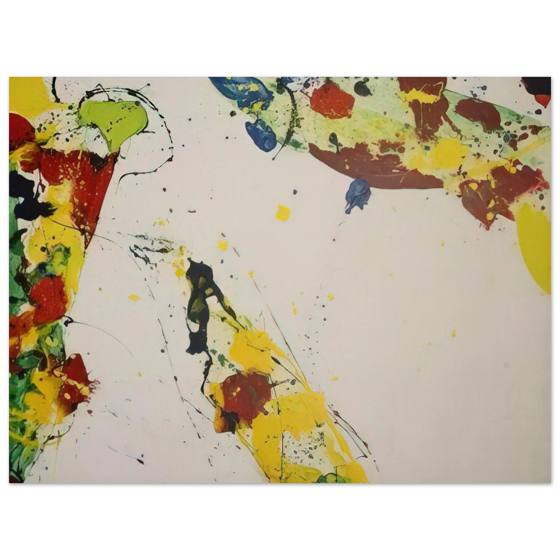 Sam Francis - Coral Trails Fine Art Poster - Default Title