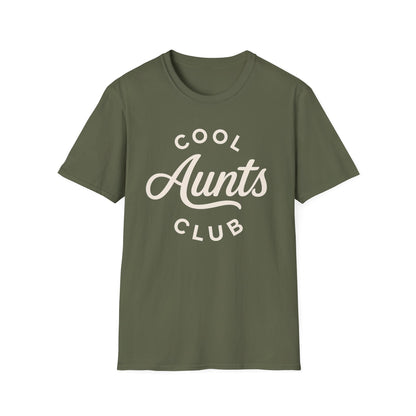 Cool Aunts Club Maglietta, Maglietta Regalo Idee Zia Divertente, Graphic Tee Zia Migliore di Sempre, Carina Maglietta Matching Famiglia Sassy Zia