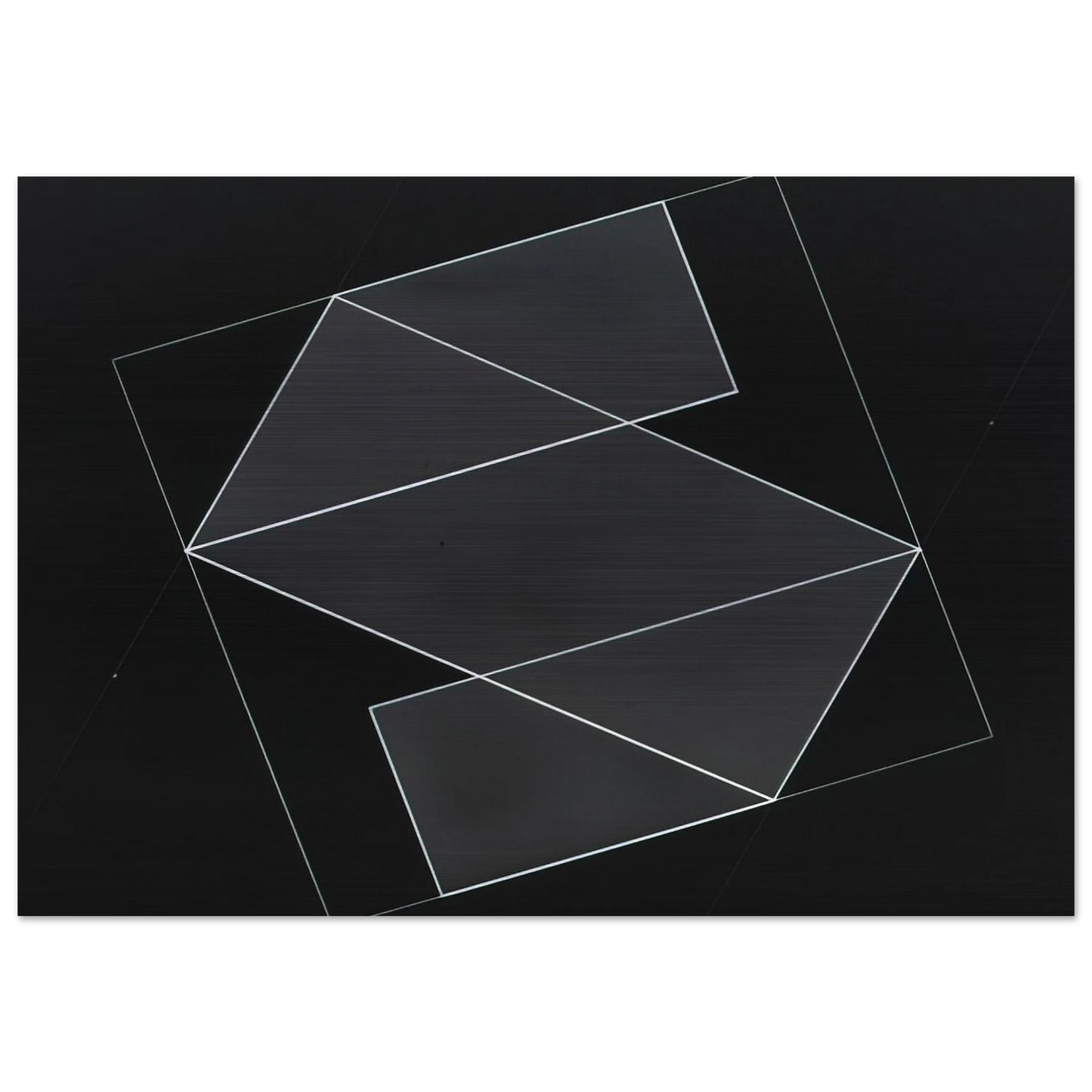 STRUCTURAL CONSTELLATION 1952 - Josef Albers Brushed Aluminum Print - 70x100 cm / 28x40 inches | Josef Albers Aluminum Print | Josef Albers Prints