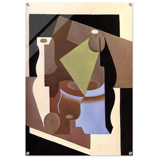 STILL LIFE WITH LAMP 1919 - Juan Gris Acrylic Print - 70x100 cm / 28x40″ inches
