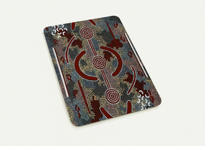 Honey Ant Dreaming - 1981 By Clifford Possum Tjapaltjarri Pack of 10 Post Cards | Clifford Possum Tjapaltjarri Post Cards | A6 (10.5 x 14.8 cm) - 4.1 x 5.8 inches