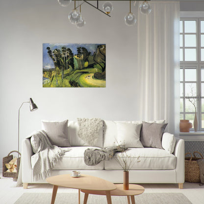 MONTALBAN LANDSCAPE 1918 - Henri Matisse Brushed Aluminum Print - 70x100 cm / 28x40 inches | Henri Matisse Aluminum Print | Henri Matisse Prints