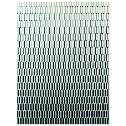Francois Morellet - 4 trames de tirets pivotées sur un côté - 1971 Fine Art Poster - Default Title