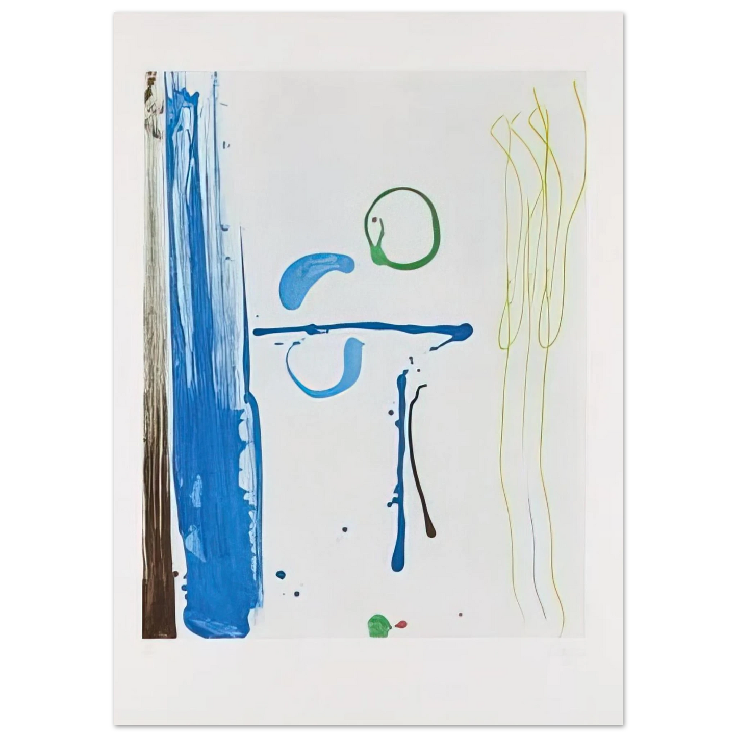 Helen Frankenthaler - Sunshine After Rain - 1987 Wall art - 45x60 cm / 18x24 inches - Fine Art Poster - -