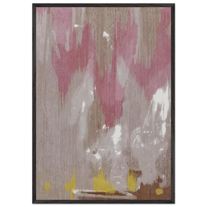 Tales of Genji IV - 1998 - Helen Frankenthaler 70x100 cm / 28x40 inches Framed Art Print – Black Wooden Frame