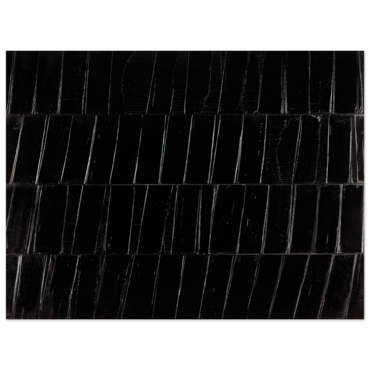 Pierre Soulages - Peinture 324 x 362 cm, 1985 Polyptyque C - 1985 Fine Art Poster - Default Title