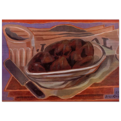 FIGS - Juan Gris Brushed Aluminum Print - 70x100 cm / 28x40 inches | Juan Gris Aluminum Print | Juan Gris Prints
