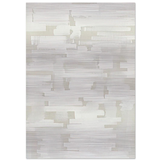 Number 107 - 1950 - Ad Reinhardt Brushed Aluminum Print - 70x100 cm / 28x40 inches | Ad Reinhardt Aluminum Print | Ad Reinhardt Prints