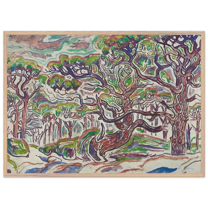 Walter Inglis Anderson - Walter Anderson Wall art - 70x100 cm / 28x40 Inches - Premium Wooden Framed Poster With Fine Art Paper - White frame