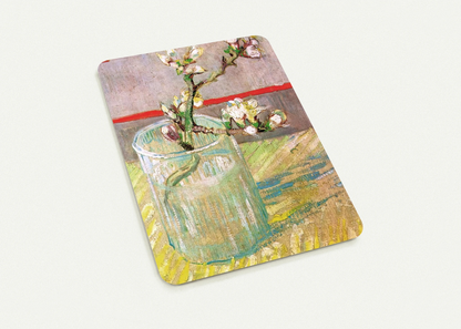 Blossoming Almond Branch in a Glass By Vincent van Gogh Pack of 10 Post Cards | Vincent van Gogh Post Cards | A6 (10.5 x 14.8 cm) - 4.1 x 5.8 inches