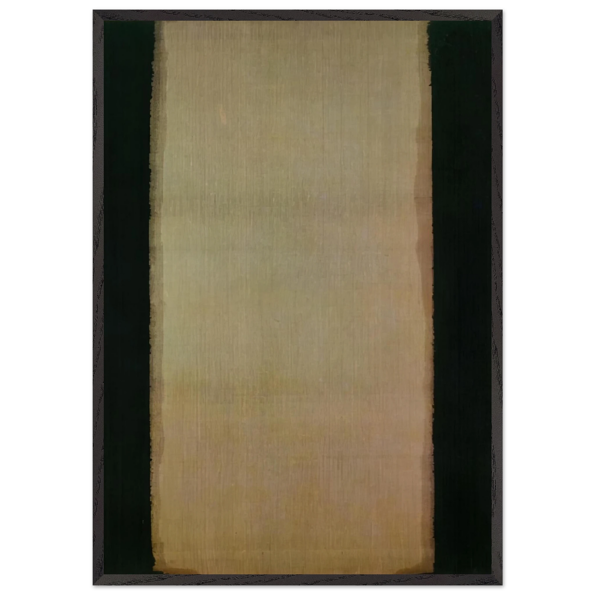 Blue Umber - 1979 - Yun Hyong-keun Framed Art Print – Black Wooden Frame - Default Title - -Framed Art Print