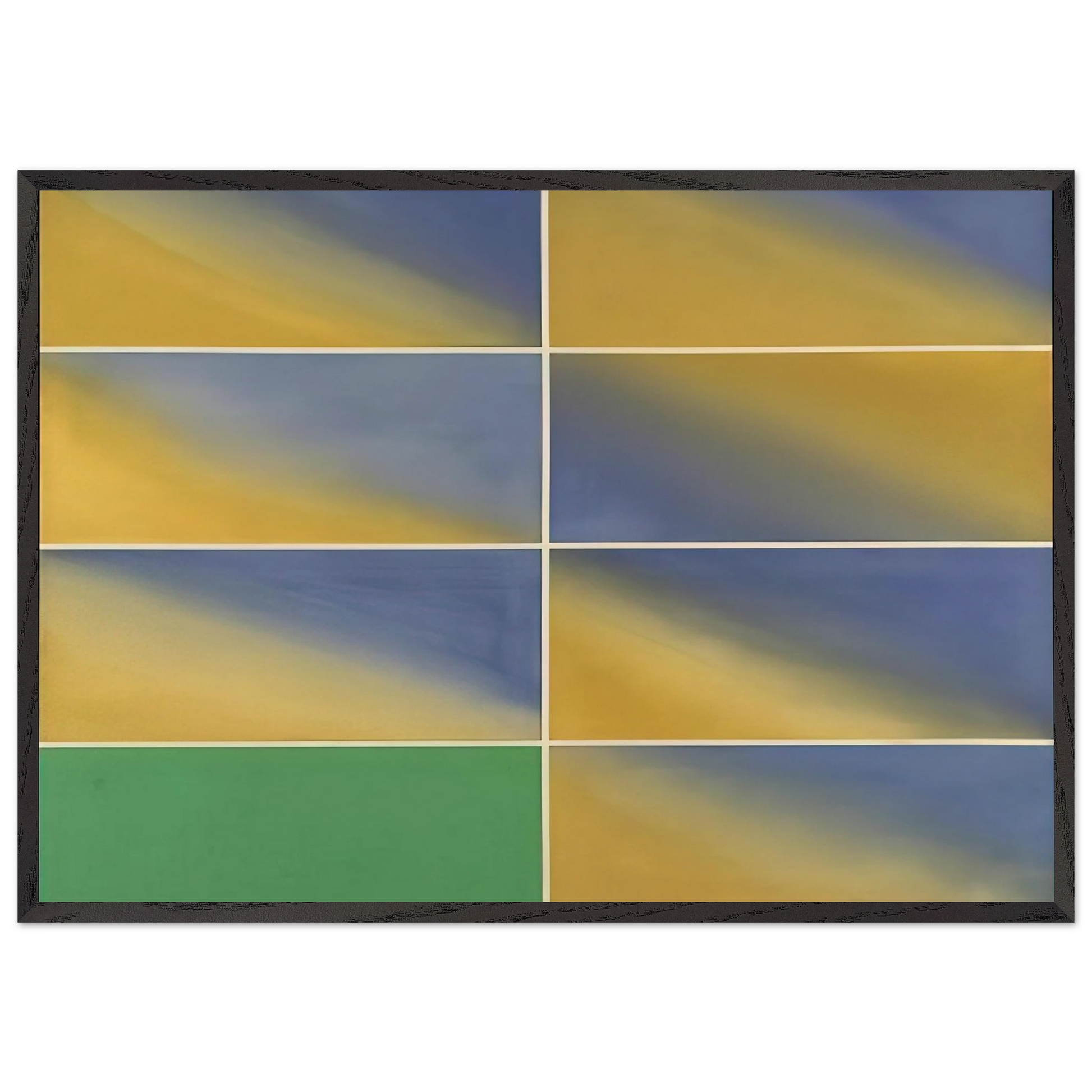 Cambridge Green - 1968 - Mark Lancaster Framed Art Print – Black Wooden Frame - Default Title - -Framed Art Print