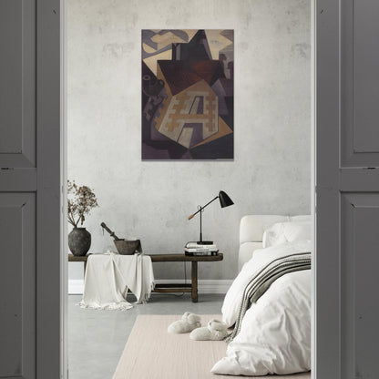 LANDSCAPE AT BEAULIEU 1918 - Juan Gris Brushed Aluminum Print - 70x100 cm / 28x40 inches | Juan Gris Aluminum Print | Juan Gris Prints