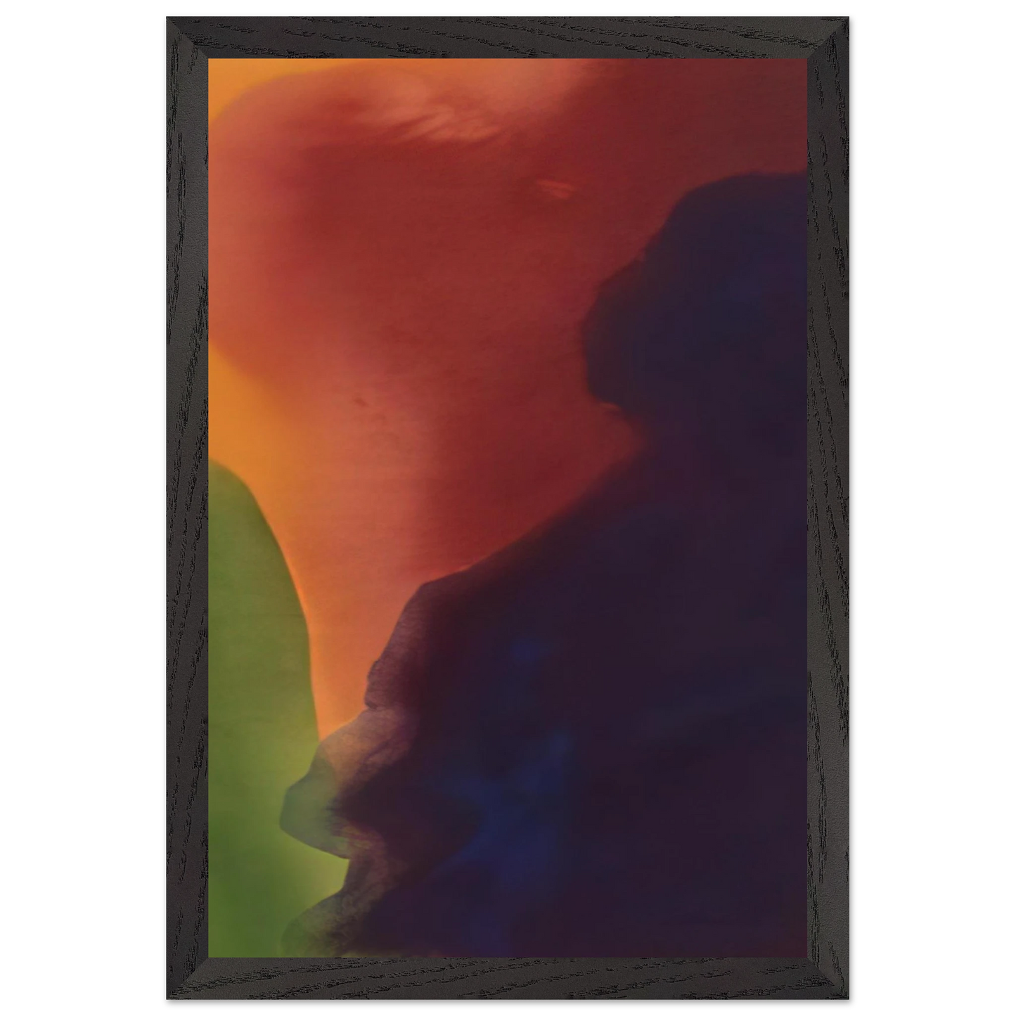 Helen Frankenthaler - Blue Atmosphere III - 1963 Wall art - 20x50 cm / 8x20 inches - Fine Art Poster - -