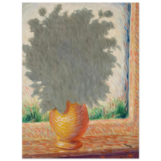 Rene Magritte - LIGHTNING 1944 Fine Art Poster - Default Title