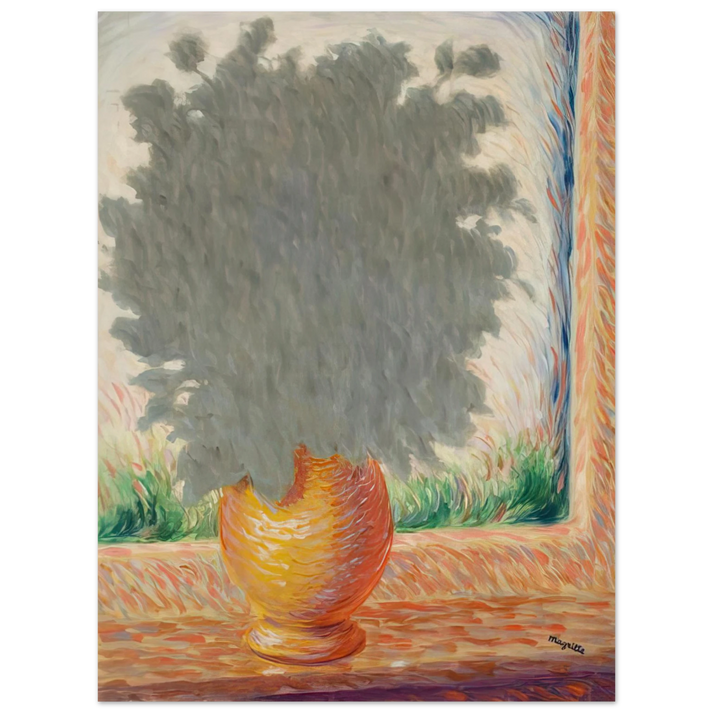 Rene Magritte - LIGHTNING 1944  75x100 cm / 30x40inches Fine Art Poster