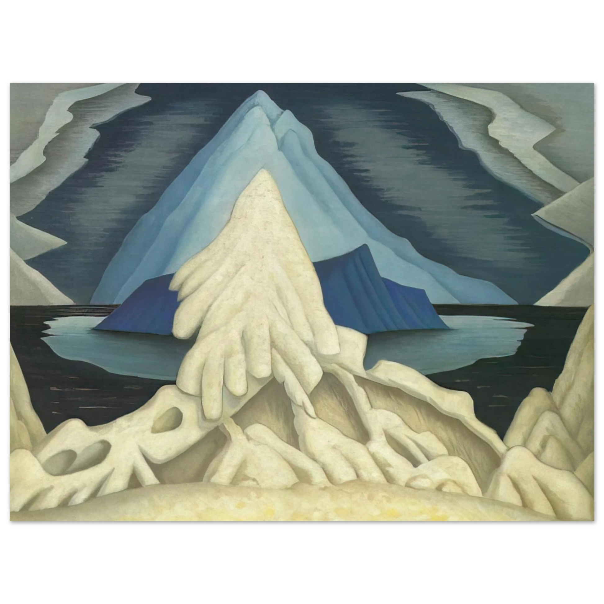 Lawren Harris - Winter comes from the Arctic to the Temperate Zone - 1935 Fine Art Poster - Default Title