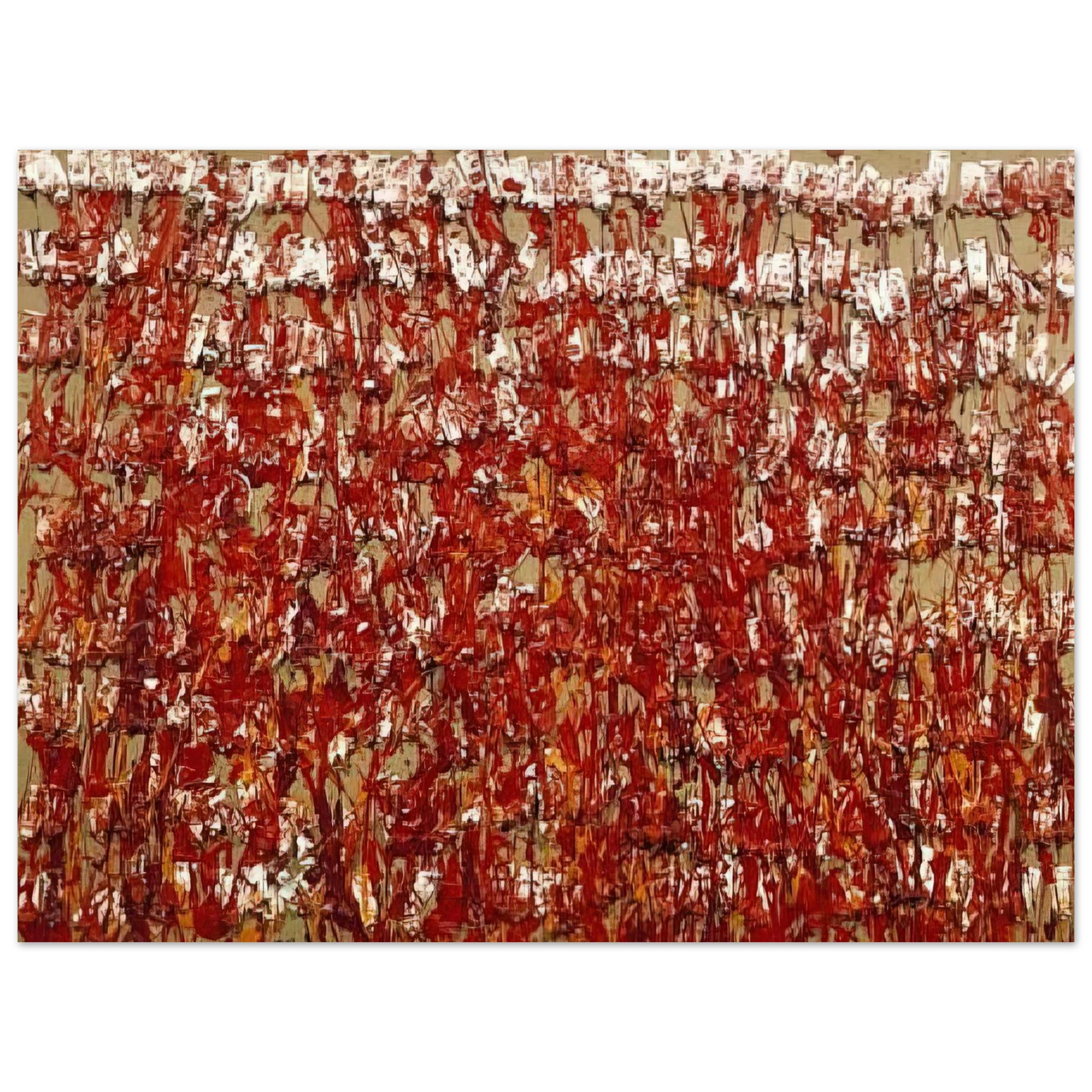 Arman - Red Tubes of Paint - 1980 Fine Art Poster - Default Title