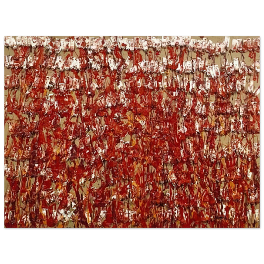 Arman - Red Tubes of Paint - 1980 Fine Art Poster - Default Title