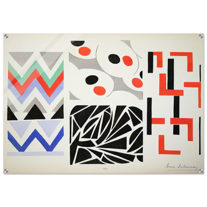 HER PAINTINGS HER OBJECTS - Sonia Delaunay Acrylic Print - 70x100 cm / 28x40″ inches