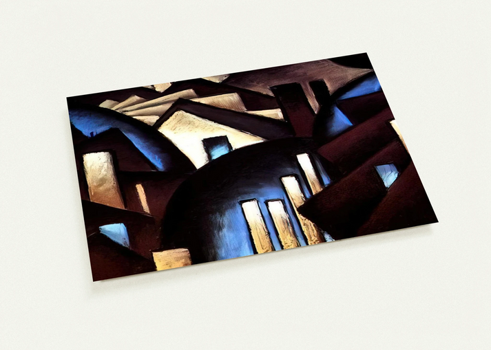 Nature Symbolized or Reefs - 1924 By Arthur Dove Pack of 10 Post Cards | Arthur Dove Post Cards | A6 (10.5 x 14.8 cm) - 4.1 x 5.8 inches