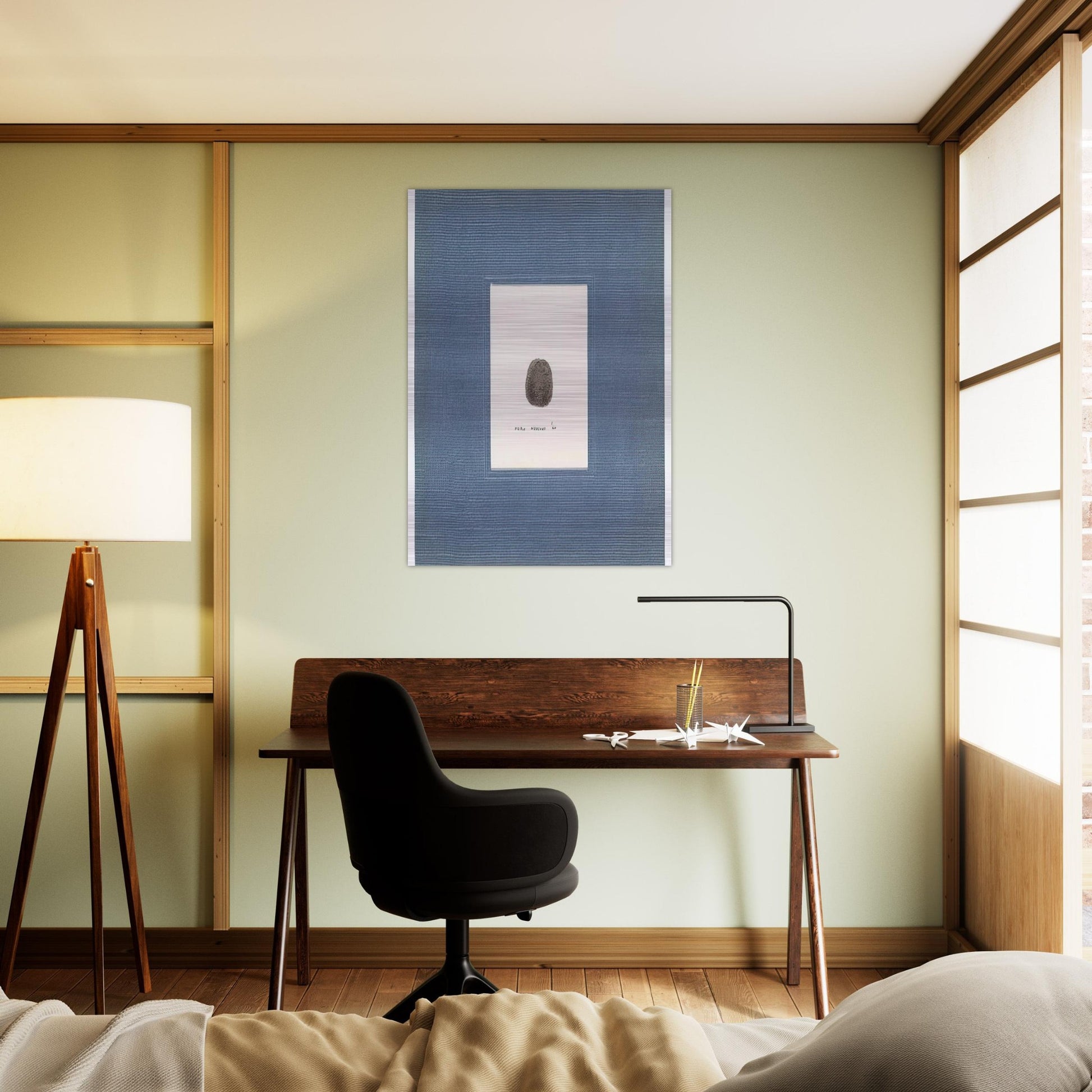 Thumbprint - 1960 - Piero Manzoni Brushed Aluminum Print - 70x100 cm / 28x40 inches | Piero Manzoni Aluminum Print | Piero Manzoni Prints