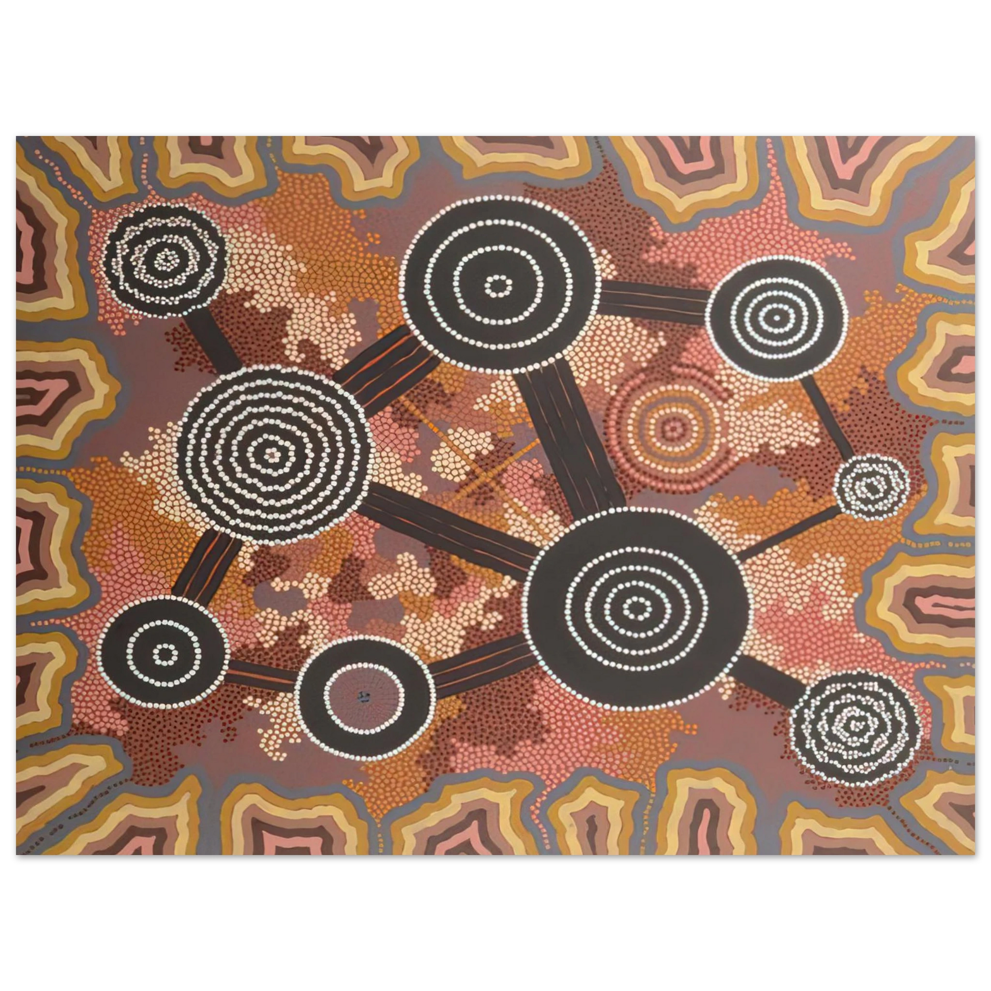 Clifford Possum Tjapaltjarri - Untitled - 1996 Fine Art Poster - Default Title