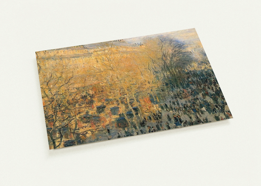 Boulevard of Capucines By claude monet Pack of 10 Post Cards | claude monet Post Cards | A6 (10.5 x 14.8 cm) - 4.1 x 5.8 inches