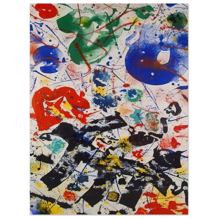 Sam Francis - Untitled  SF 357   75x100 cm / 30x40inches Fine Art Poster