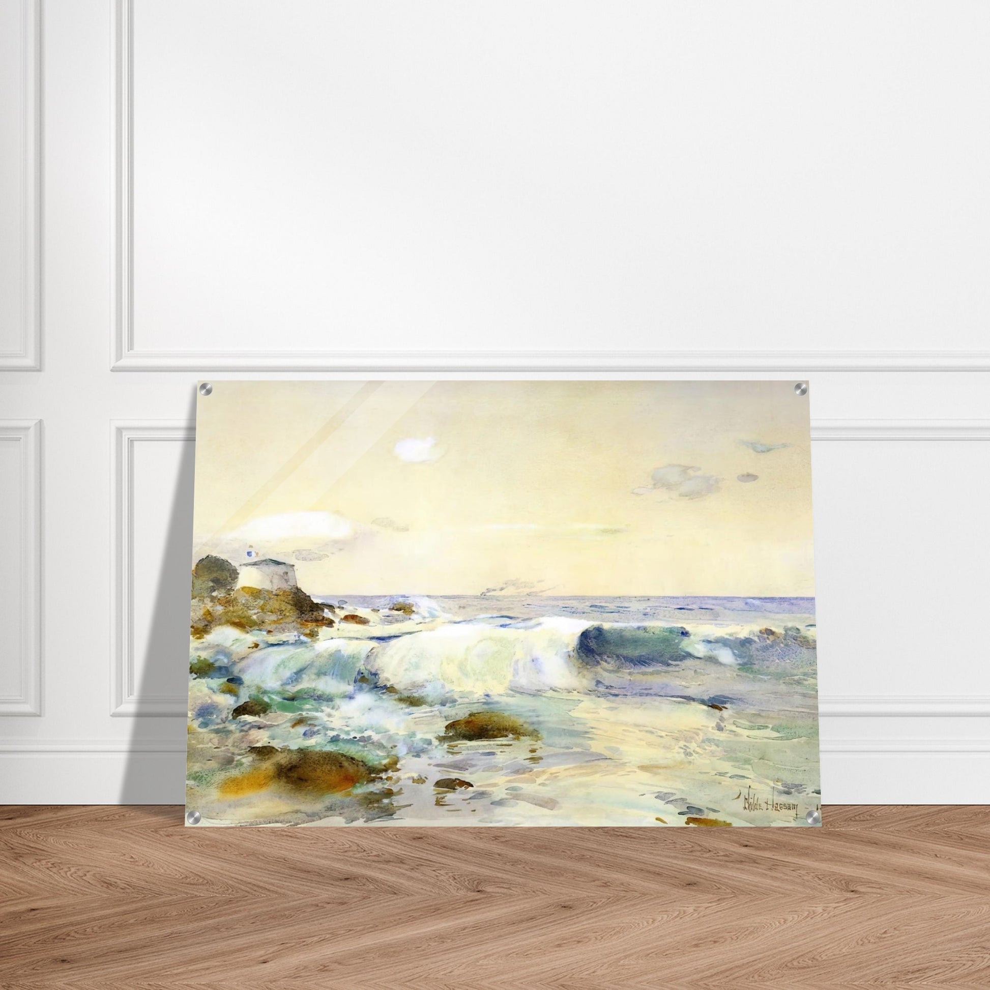 On the Brittany Coast - Childe Hassam Acrylic Print - 70x100 cm / 28x40″ inches | Childe Hassam Wall Art | Childe Hassam Prints