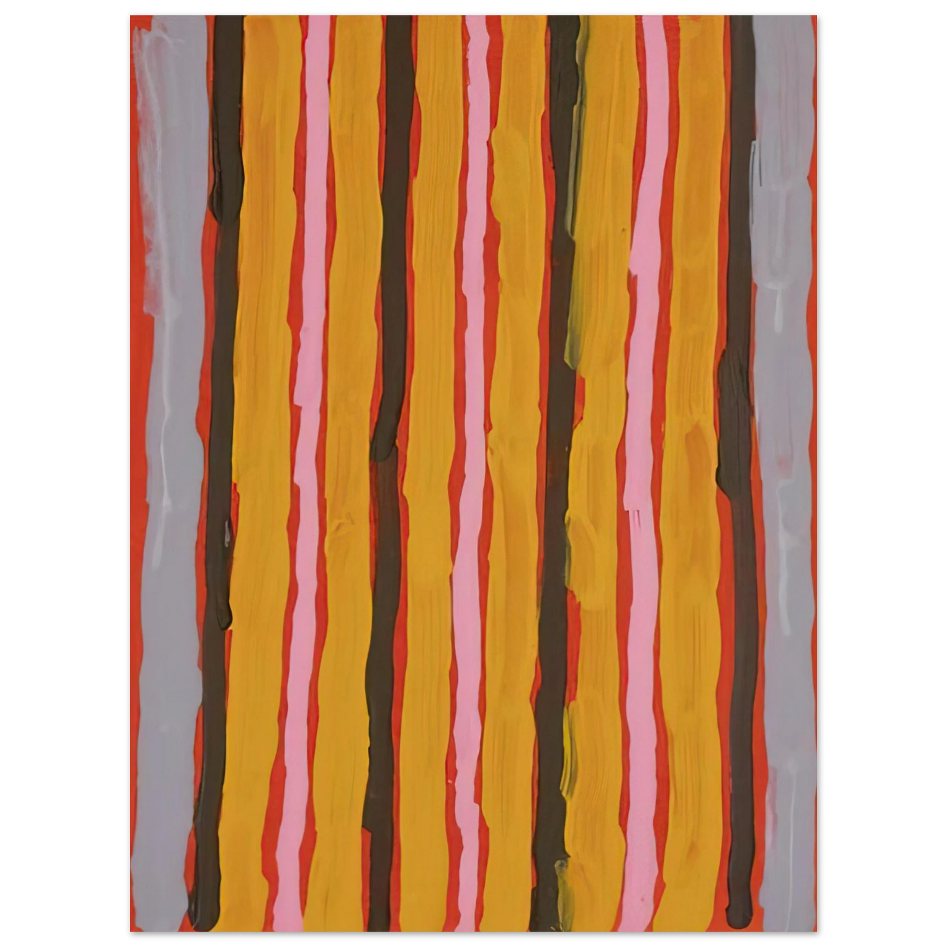 Clifford Possum Tjapaltjarri - Ceremonial Floor Paint - 2001 Fine Art Poster - Default Title