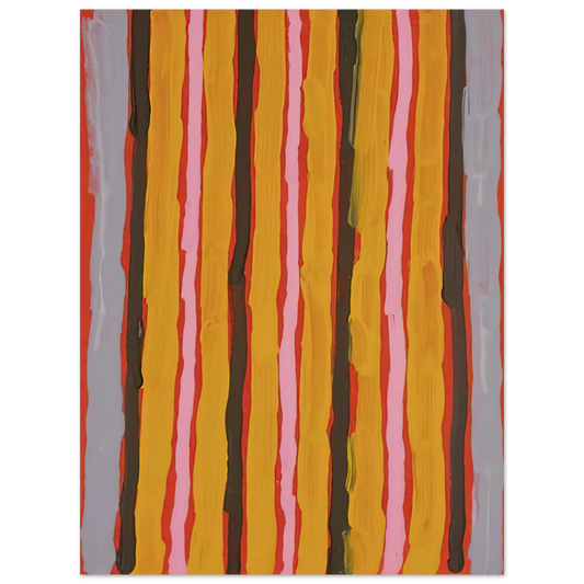 Clifford Possum Tjapaltjarri - Ceremonial Floor Paint - 2001 Fine Art Poster - Default Title