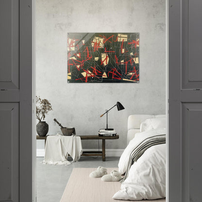 Synapse - 1950 - Jimmy Ernst Acrylic Print - 70x100 cm / 28x40″ inches | Jimmy Ernst Wall Art | Jimmy Ernst Prints