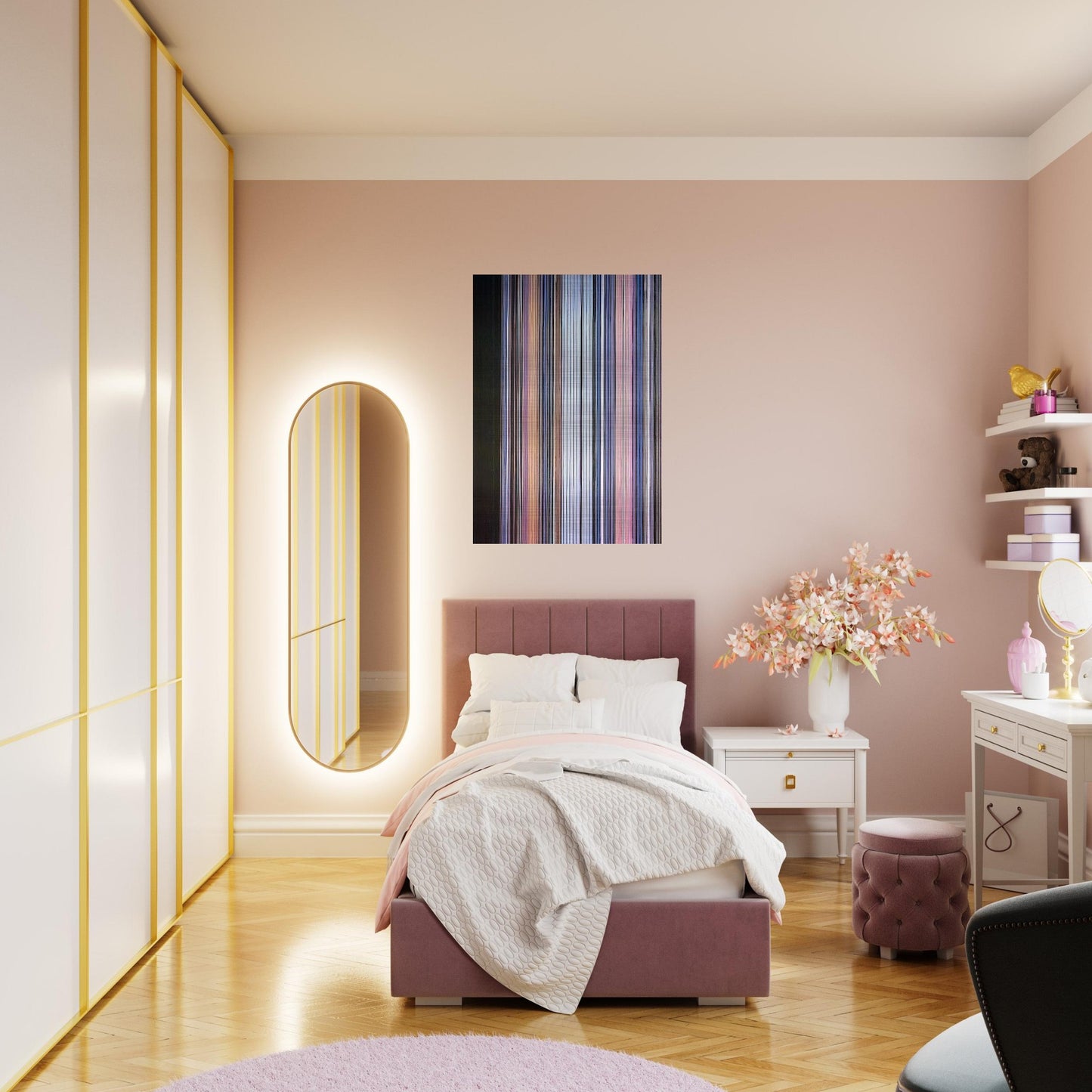 Moroccan Wedding - 1972 - Gene Davis Brushed Aluminum Print - 70x100 cm / 28x40 inches | Gene Davis Aluminum Print | Gene Davis Prints