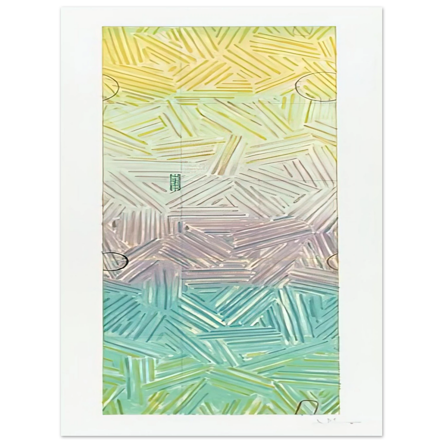 Jasper Johns - USUYUKI ULAE 211 Fine Art Poster - Default Title