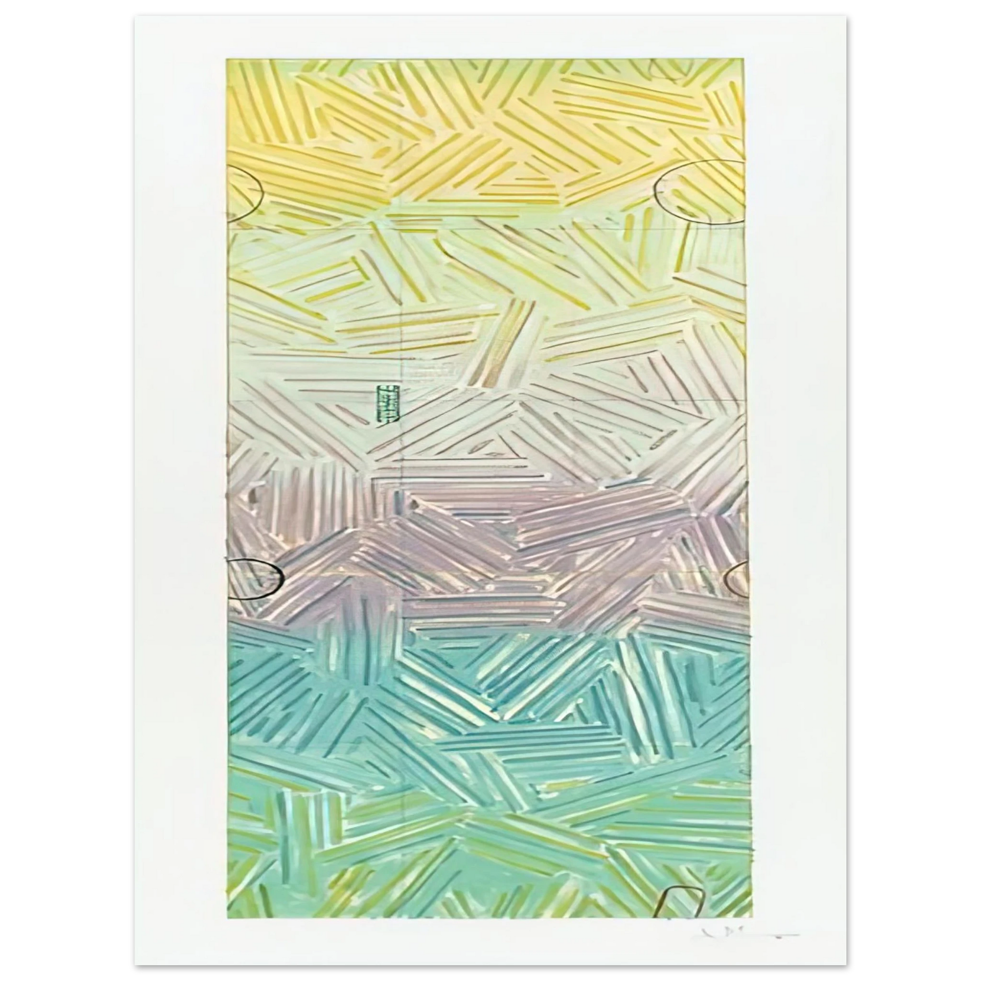 Jasper Johns - USUYUKI ULAE 211 Fine Art Poster - Default Title