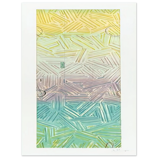 Jasper Johns - USUYUKI ULAE 211 Fine Art Poster - Default Title