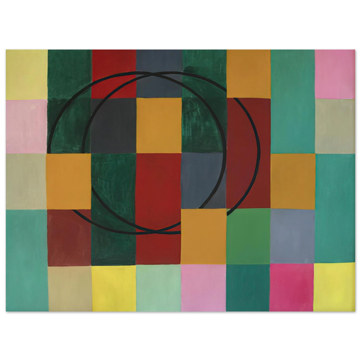 Johannes Itten - Die Fremden Kreise - 1963 Fine Art Poster - Default Title