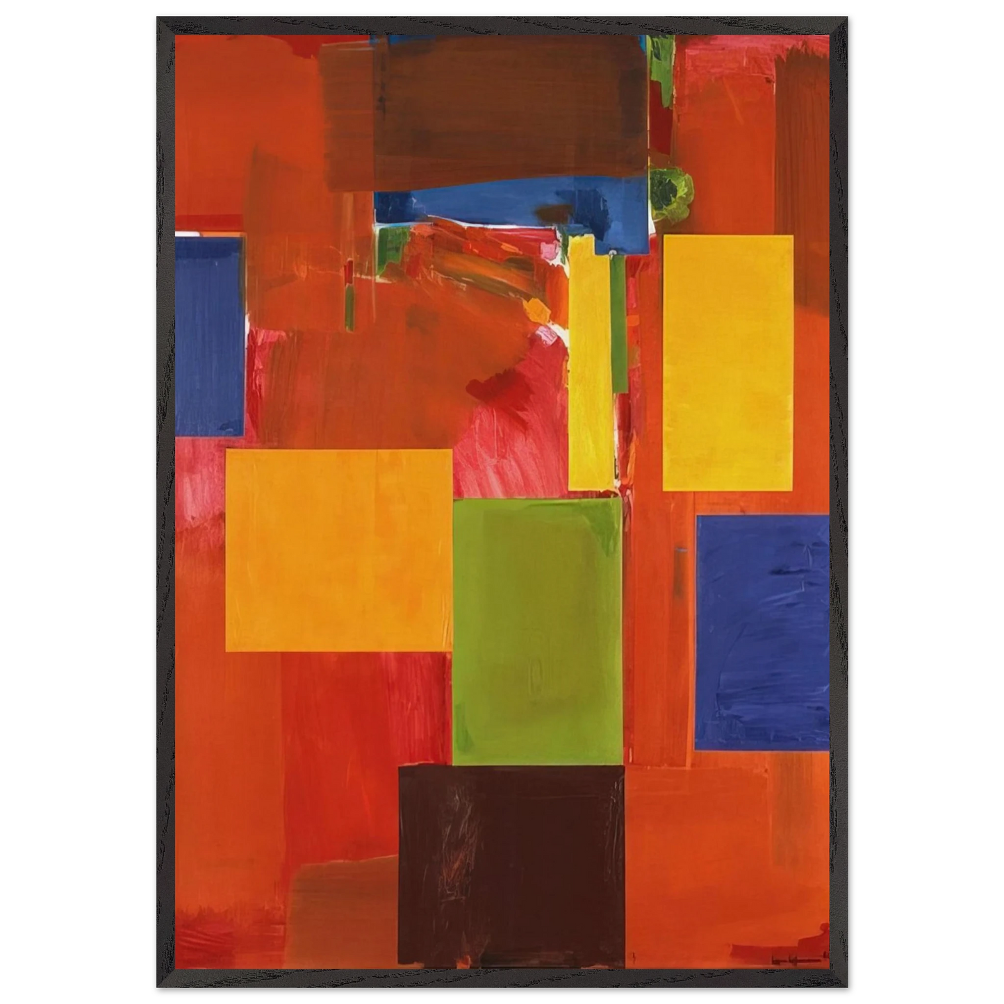 Sanctum Sanctorum - Hans Hofmann Framed Art Print – Black Wooden Frame - Default Title - -Framed Art Print