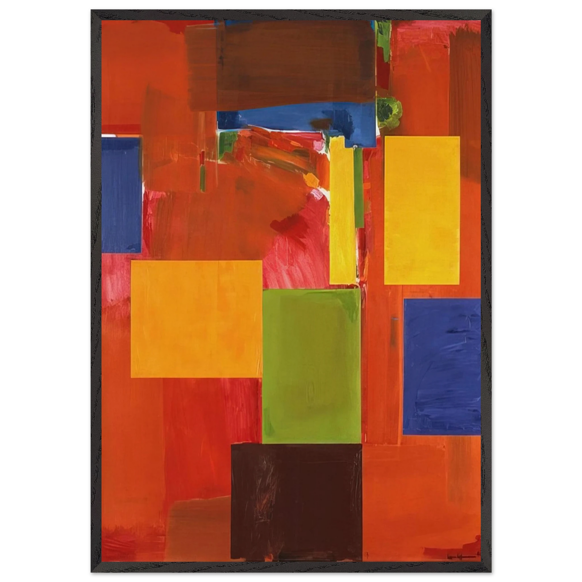 Sanctum Sanctorum - Hans Hofmann Framed Art Print – Black Wooden Frame - Default Title - -Framed Art Print