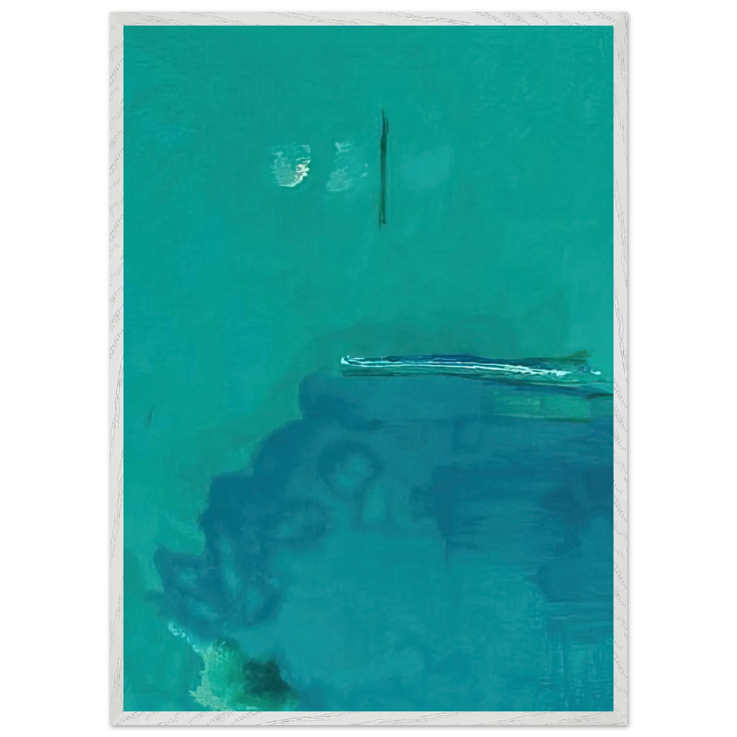 Helen Frankenthaler - Contentment Island - 2004 Wall art - 45x60 cm / 18x24 inches - Fine Art Poster - -
