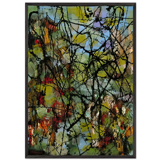 At the Chateau dArgol - Marcel Barbeau Framed Art Print – Black Wooden Frame - Default Title - -Framed Art Print