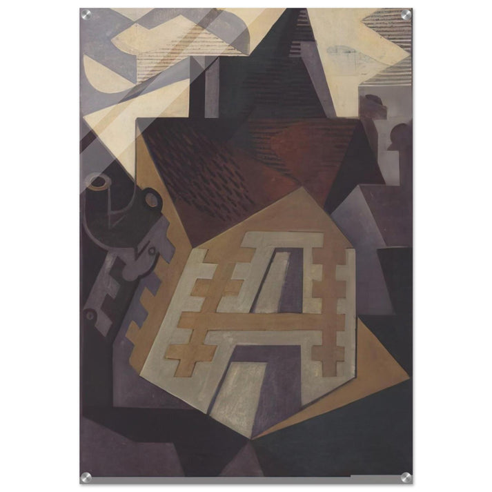 LANDSCAPE AT BEAULIEU 1918 - Juan Gris Acrylic Print - 70x100 cm / 28x40″ inches | Juan Gris Wall Art | Juan Gris Prints
