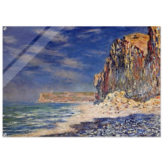 Cliff near Fecamp - claude monet Acrylic Print - 70x100 cm / 28x40″ inches