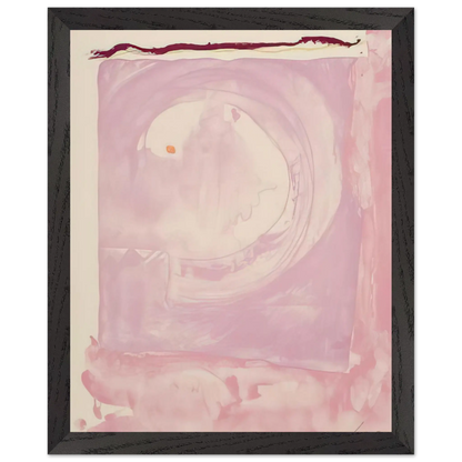 Helen Frankenthaler - Reflections IX - 1995 Wall art - 70x100 cm / 28x40 inches - Premium Wooden Framed Poster With Fine Art Paper - White frame