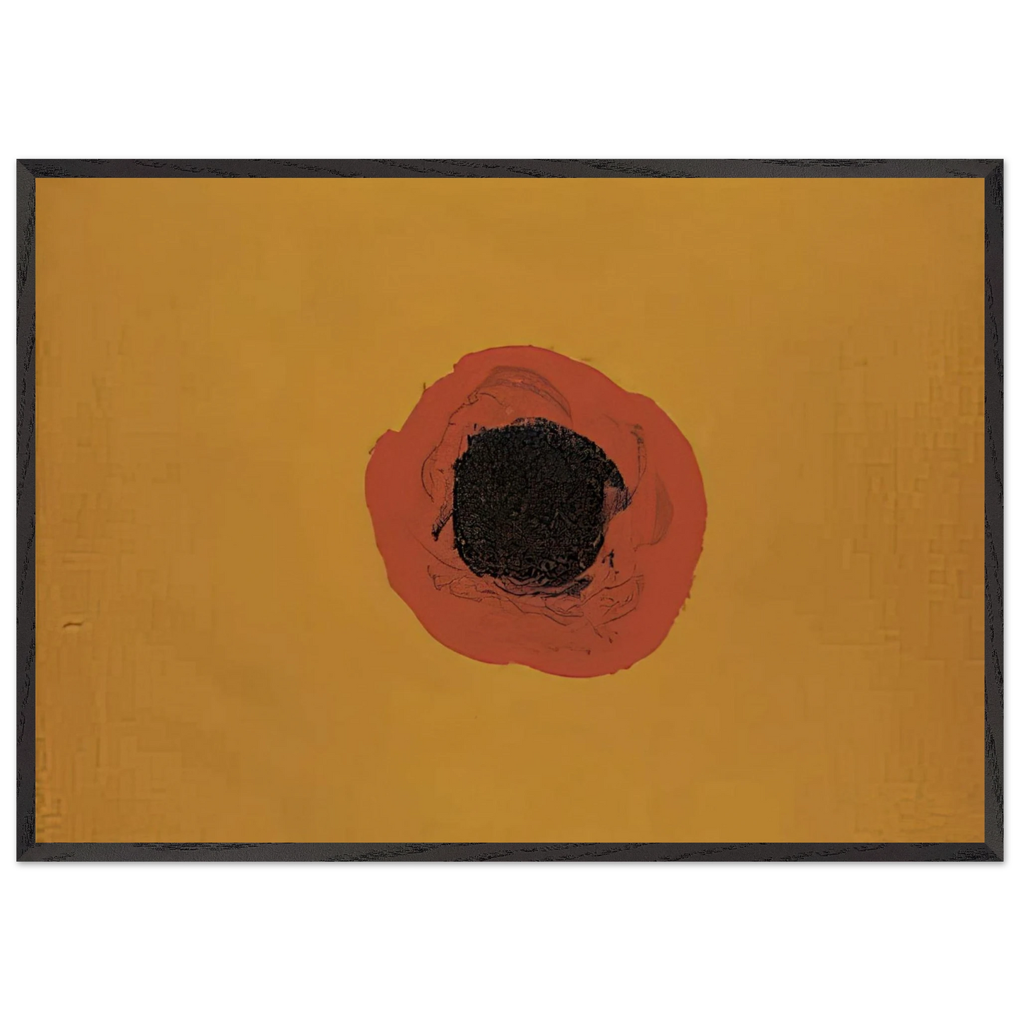 PAINTING 488 - Luis Feito Framed Art Print – Black Wooden Frame - Default Title - -Framed Art Print