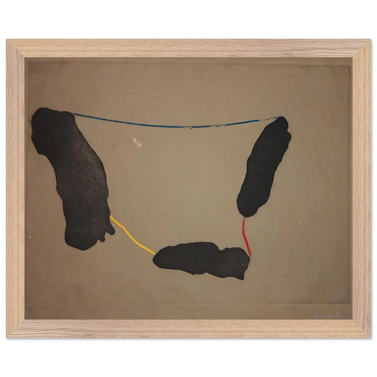 Helen Frankenthaler - Connected By Joy - 1973 Wall art - A1 (59.4 x 84.1  cm) - Fine Art Poster - -