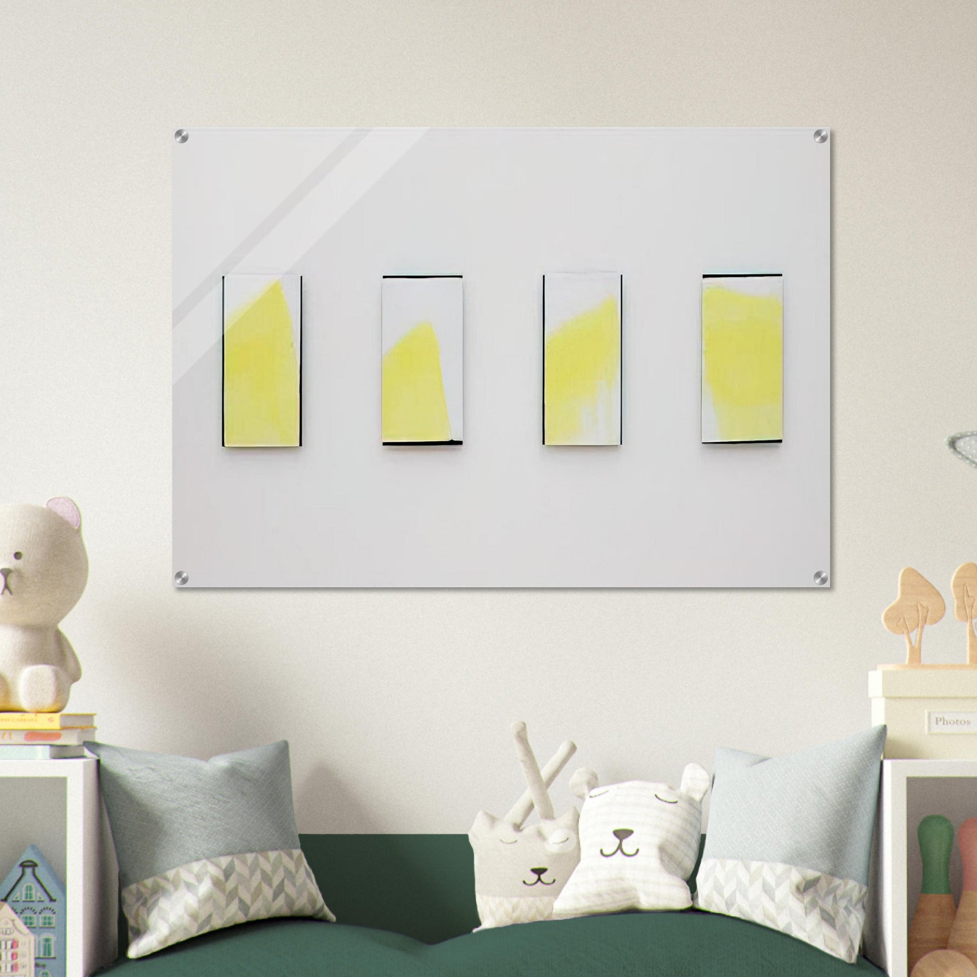 Ohne Titel - 1977 - Blinky Palermo Acrylic Print - 70x100 cm / 28x40″ inches | Blinky Palermo Wall Art | Blinky Palermo Prints