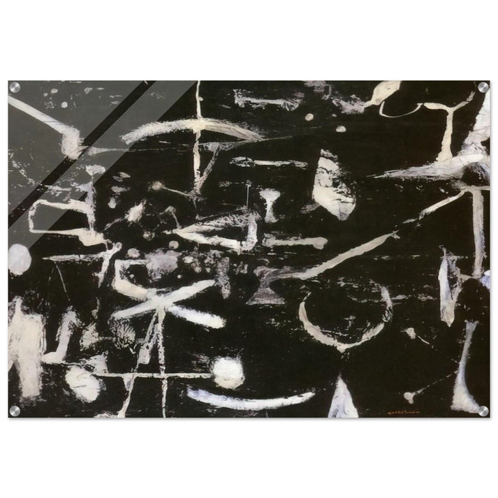 Untitled - Art Informel - Jiro Yoshihara Acrylic Print - 70x100 cm / 28x40″ inches